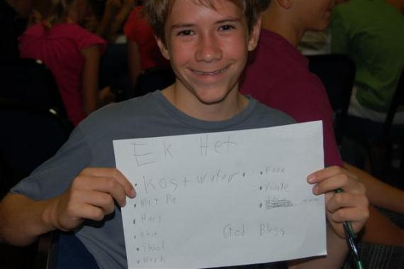 Mez'o tieners deel wat hul voor dankbaar is!